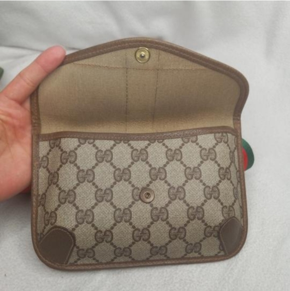 Authentic Vintage Gucci GG Monogram Web Ophidia Neo Clutch Fanny Bum Waist Belt - Picture 9 of 12
